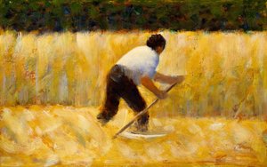 Le faucheur, 1881-82 - Georges Pierre Seurat