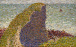 Georges Seurat - Le Bec du Hoc (Study) - Georges Seurat