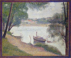 Temps gris, Grande Jatte. Vers 1886-88