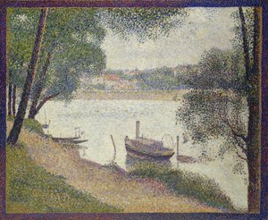 Temps gris, Grande Jatte - Georges Seurat