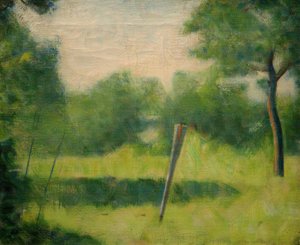 Paysage au piquet