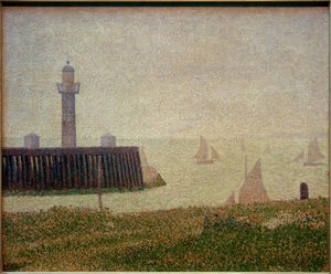 Pointe de la jetée du port de Honfleur