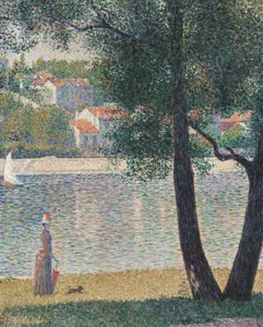 The Seine at Courbevoie - Georges Seurat