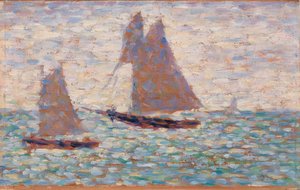 Deux voiliers à Grandcamp