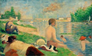 Une baignade, Asnières (Étude finale) - Georges Seurat