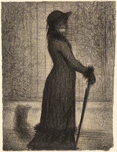 Woman Strolling (Une élégante)
