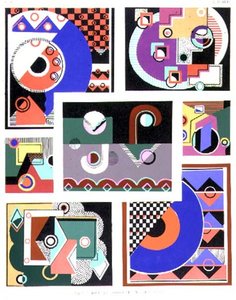 Dessins géométriques, album n°1, publié fin des années 1920