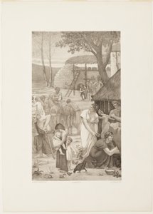 Vie pastorale de sainte Geneviève (panneau de droite)