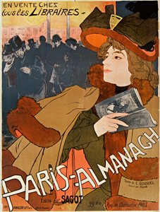 Paris-Almanach, vers 1900 - Georges de . Feure
