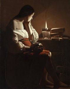 Georges de La Tour - La Madeleine à la flamme fumante, vers 1635-37 - Georges de La Tour