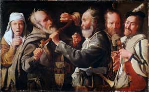 Rixe entre musiciens - Georges de La Tour
