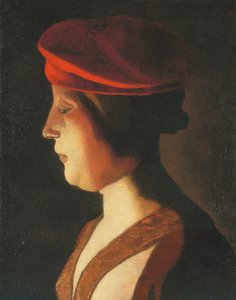 Tête de femme; un fragment - Georges de La Tour