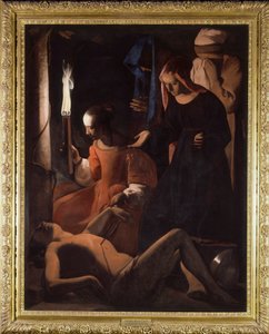 Saint Sébastien soigné par Sainte Irène. Peinture de Georges de La Tour (1593-1652) - Georges de La Tour