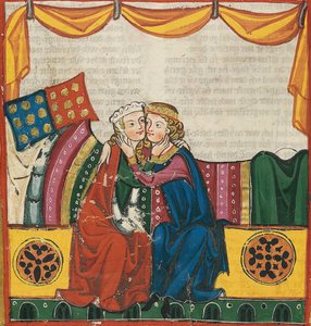 Hugo von Werenwag, extrait du Codex Manesse, 1305-15 (42640388224)