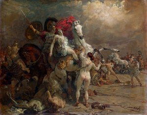 La guerrière blessée Camille - Georgiy Konstantinovich Savitsky