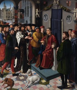 Le jugement de Cambyse (panneau gauche)