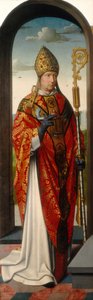 Le retable de Sainte Anne : Saint Nicolas (panneau gauche) - Gerard David