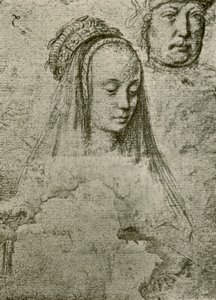 Jeune femme avec coiffe, 1497-1498, 1908 - Gerard David