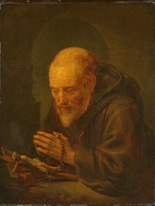 Un ermite en prière - Gerrit Dou