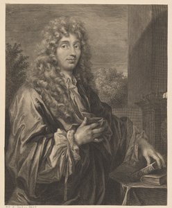 Portrait de Christiaan Huygens - Gérard Edelinck