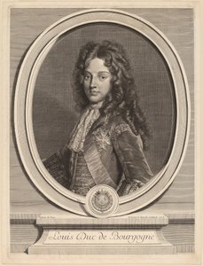 Louis, duc de Bourgogne - Gerard Edelinck after François de Troy