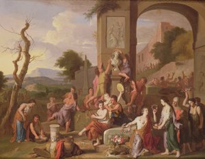 Un festin sacrificiel parmi les ruines - Gerard Hoet