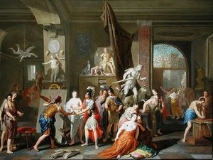 Apelles peint Campaspe