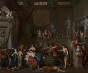 La mort de Cléopâtre, c.1700-10 - Gerard Hoet