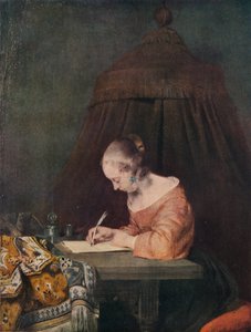 Femme écrivant une lettre, c1655, 1938