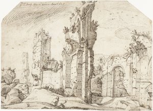 Ruines des thermes de Caracalla - Gerard ter Borch