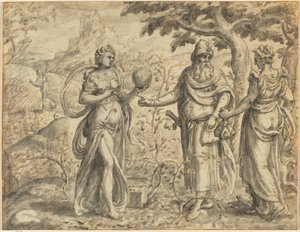 La semence tombée parmi les épines, de la parabole du semeur, vers 1573