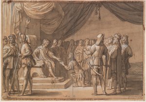 Frode Fredegod acclamé par de nombreux rois
