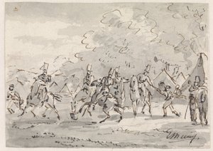 Cavalerie près d