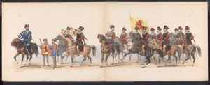 Mascarade des étudiants de Leyde, 1870 (plaque 1) - Gerardus Johannes Bos