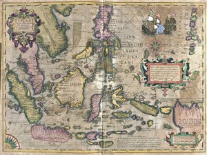 Inde orientale avec Bornéo et Philippines (gravure) - Gerardus Mercator