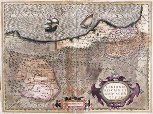 Oviedo, Burgos, Bilbao, Bayonne (Asturies), Espagne (gravure)