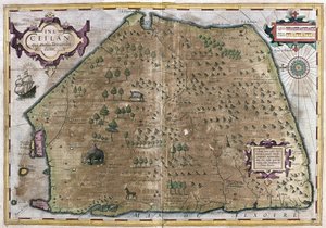 Sri Lanka (gravure) - Gerardus Mercator
