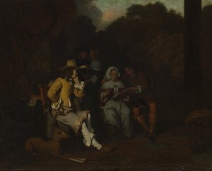 Une fête musicale, début des années 1650