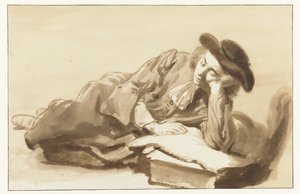 Jeune homme allongé - Gerbrand van den Eeckhout