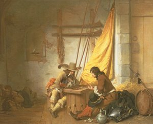 Soldats jouant au tric-trac, 1653