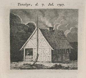 Maison avec paratonnerre - Gerhard Ludvig Lahde
