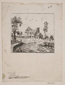 Paysage avec auberge