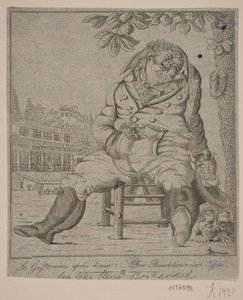 Le gastronome après dîner - Gerhard Ludvig Lahde