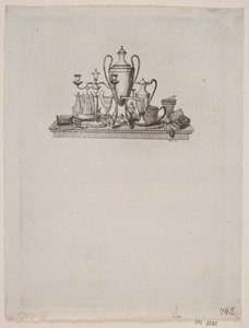 Nature morte avec objets en argent