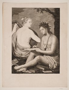 Terpsichore et Calliope - Gerhard Ludvig Lahde