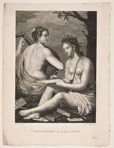 Terpsichore et Calliope - Gerhard Ludvig Lahde