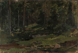 Paysage boisé - Gerhard Munthe