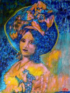 Demoiselle fleurie, 2023