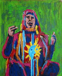 Shaman ii 1, 2019 (huile sur toile)