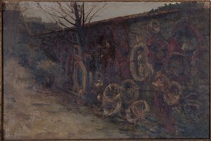 Le Mur des Fédérés au cimetière du Père-Lachaise